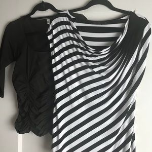 Pair of figure flattering tops